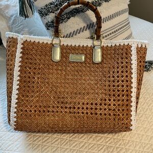 Lilly Pulitzer Rattan Purse
